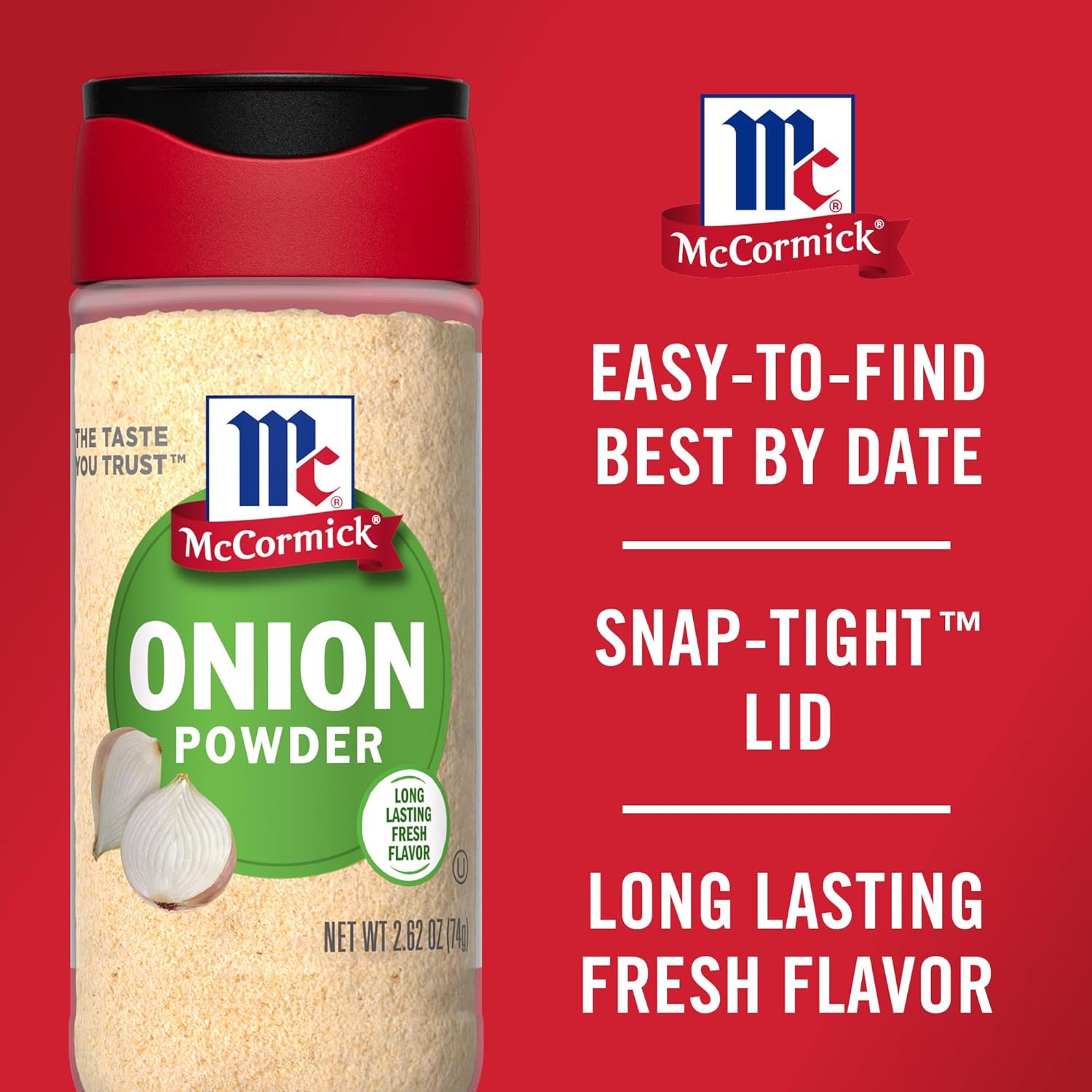 McCormick Onion Powder – Clean-Label Pantry Staple for Mindful Home Cooking