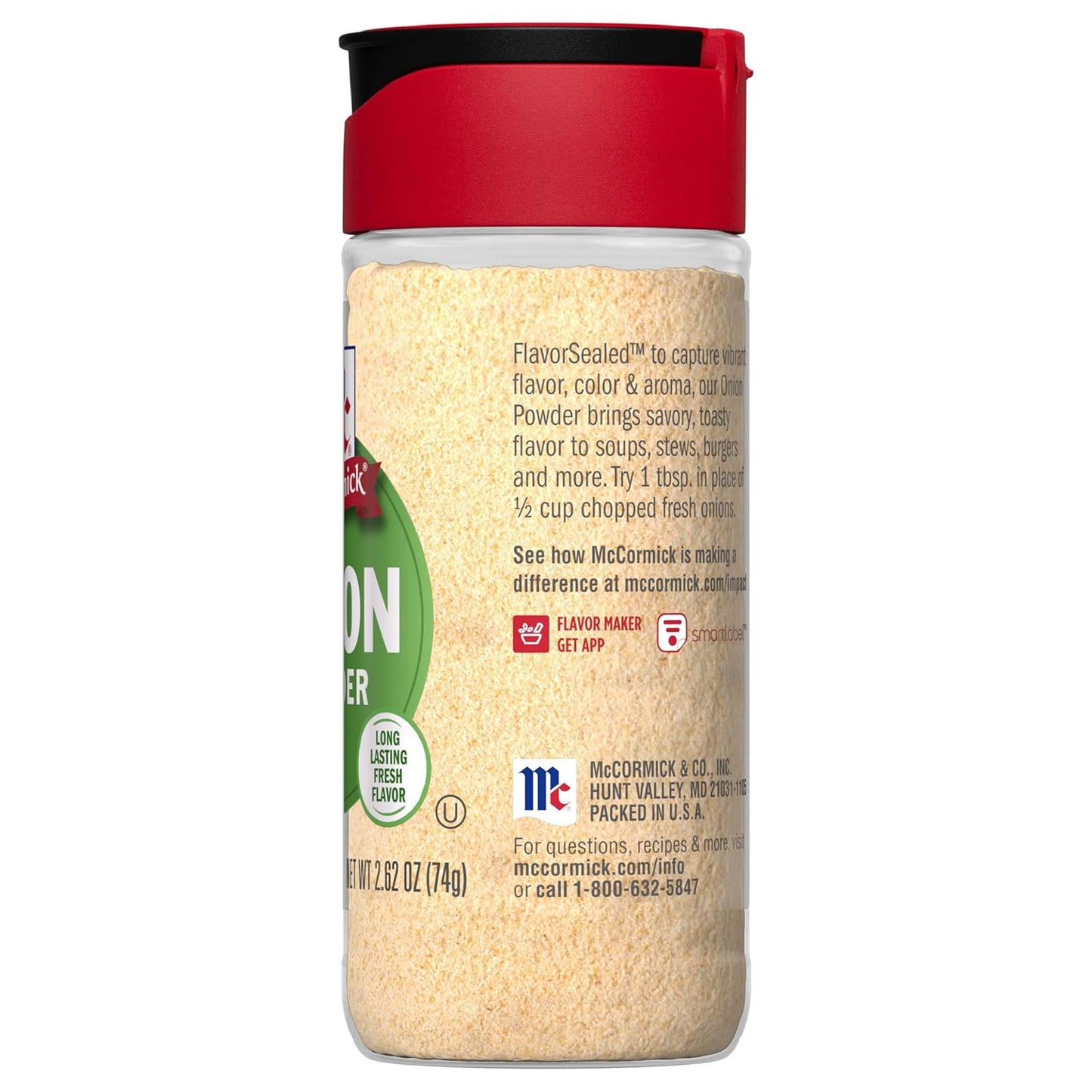 McCormick Onion Powder – Clean-Label Pantry Staple for Mindful Home Cooking