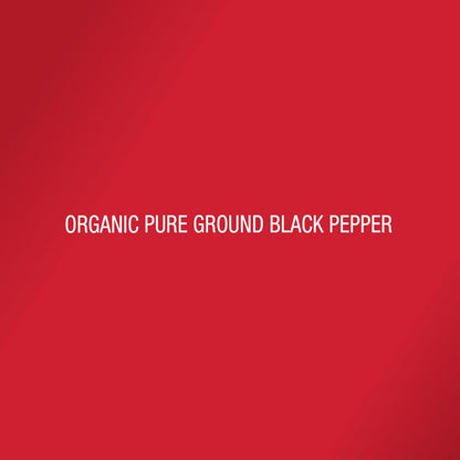 McCormick Organic Black Pepper – Clean-Seasoning Pantry Staple for Salt-Reduction Wellness Routines, 12 oz