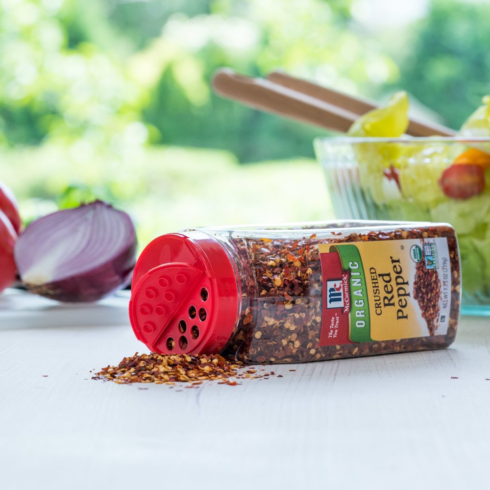 McCormick Organic Crushed Red Pepper 7.75 oz – Mindful Pantry Staple for Plant-Based Wellness