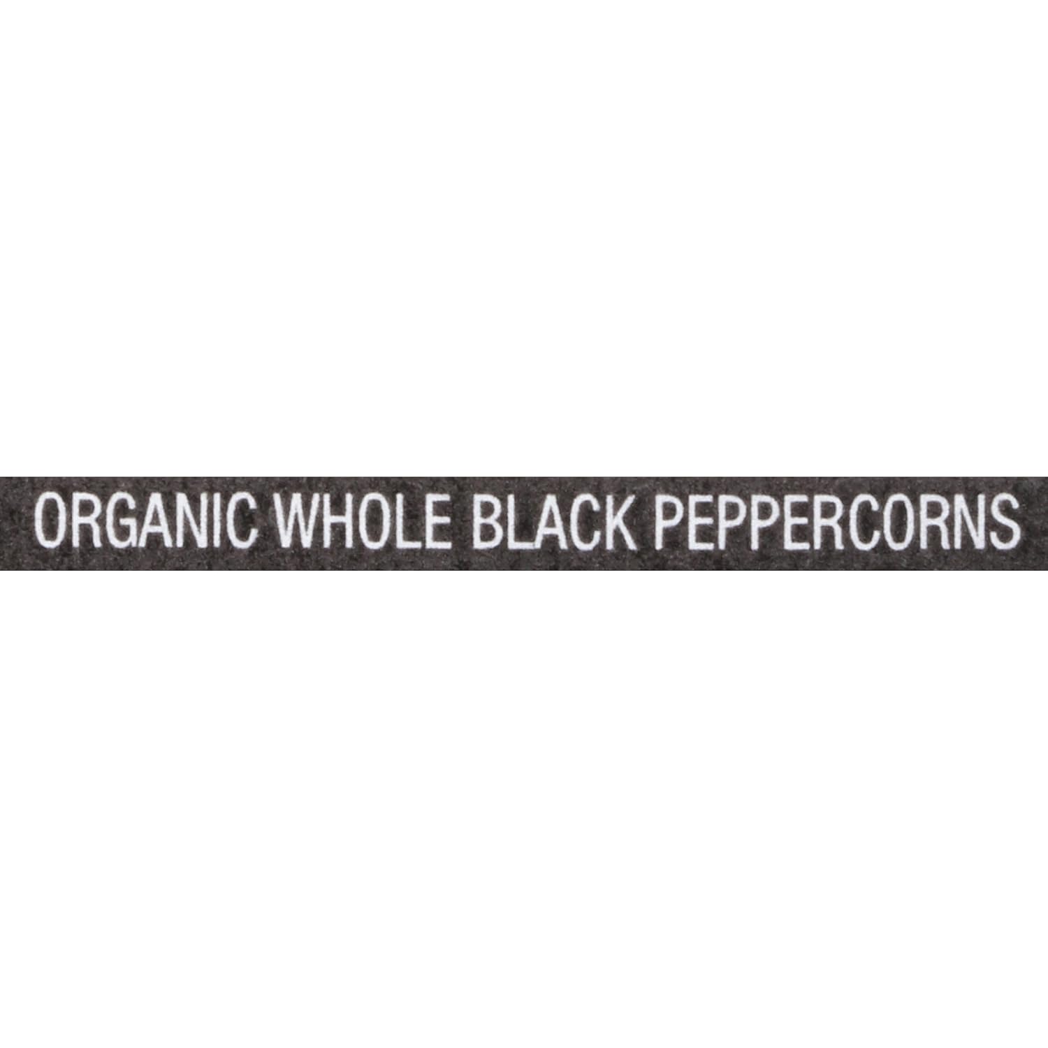 McCormick Organic Whole Black Peppercorns 13.75 oz – Refill for Patio Grilling and Outdoor Cooking