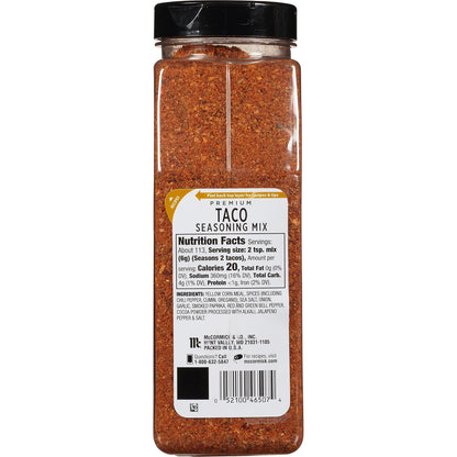 McCormick Premium Taco Seasoning Mix, 24 oz – Practical Housewarming Gift for Home Cooks