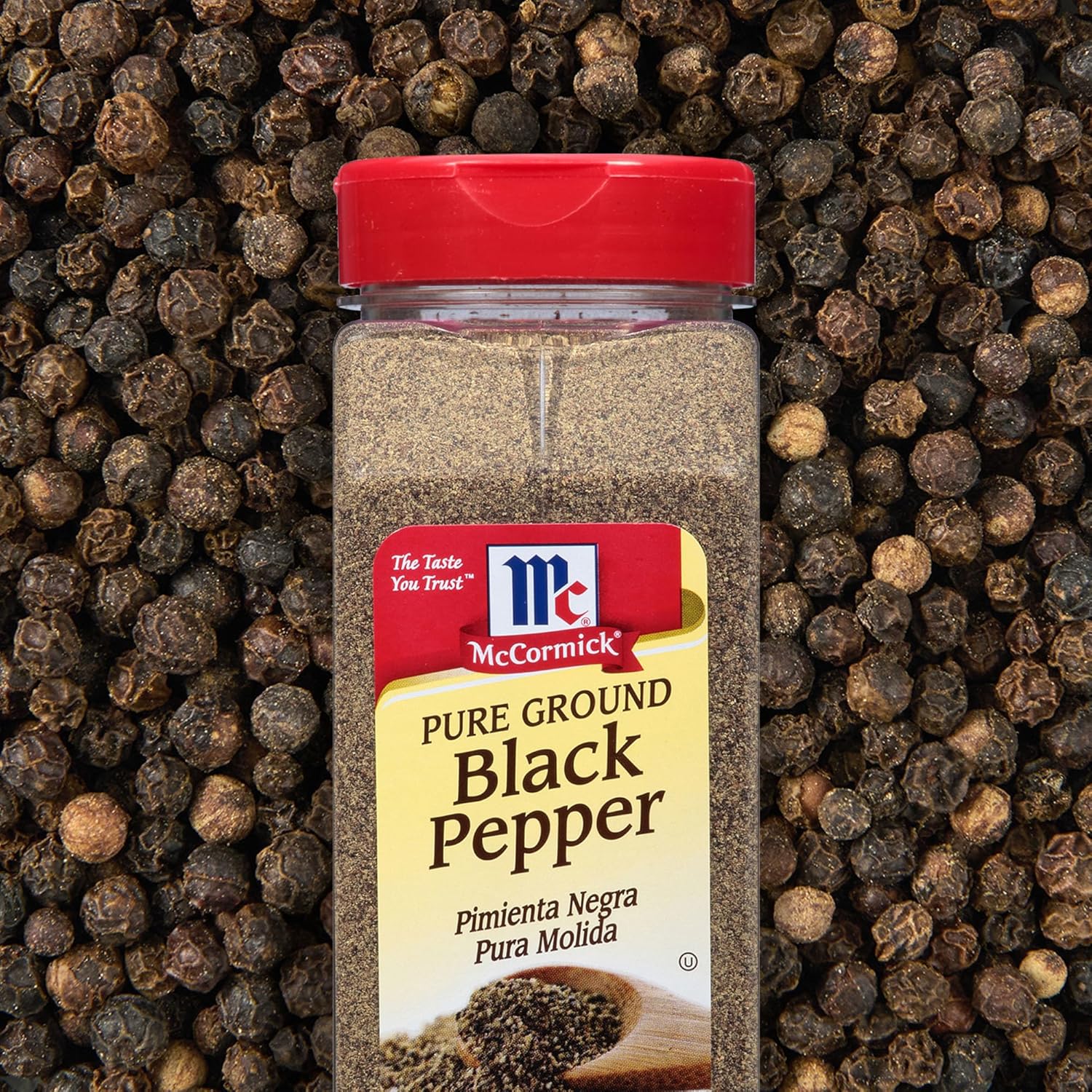 McCormick Pure Ground Black Pepper – Minimalist Pantry Staple for Clean Kitchens, Everyday Cooking