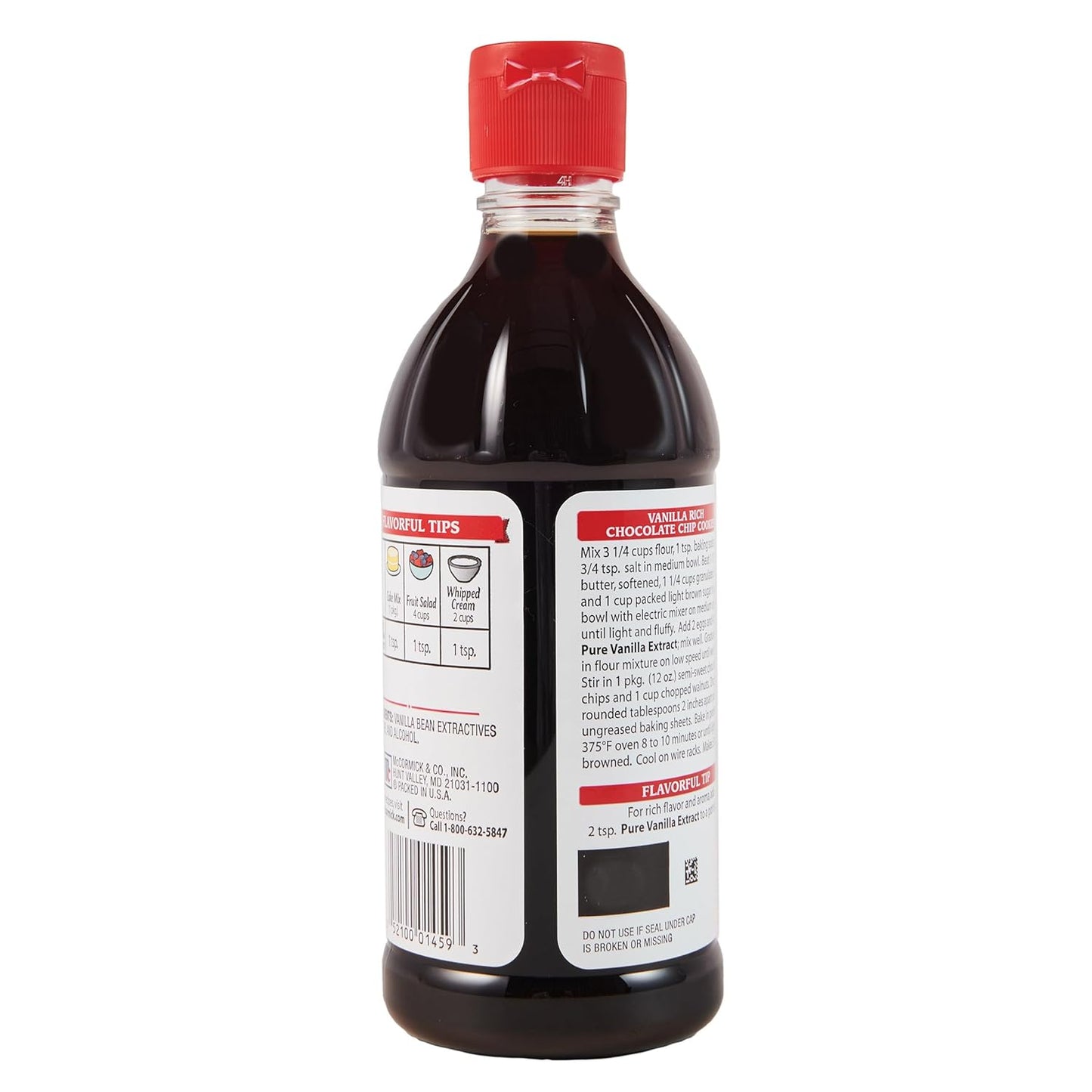McCormick Pure Madagascar Vanilla Extract for Mindful Baking, Clean-Ingredient Flavoring for Home Wellness Kitchen