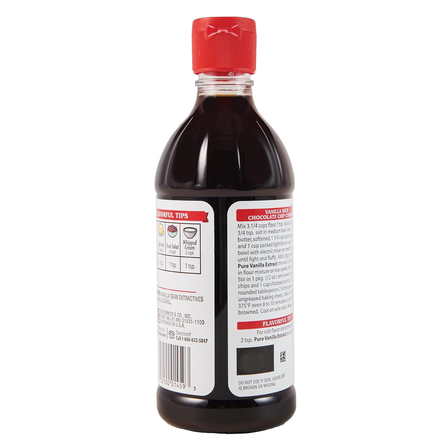 McCormick Pure Madagascar Vanilla Extract for Mindful Baking, Clean-Ingredient Flavoring for Home Wellness Kitchen