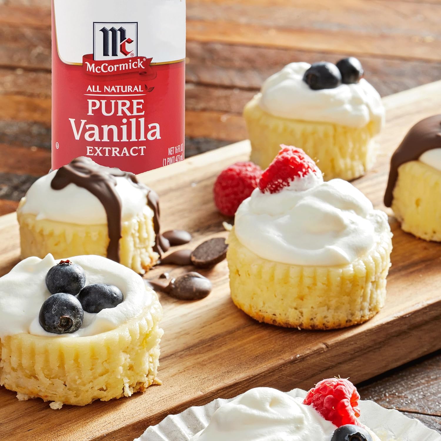 McCormick Pure Madagascar Vanilla Extract for Mindful Baking, Clean-Ingredient Flavoring for Home Wellness Kitchen