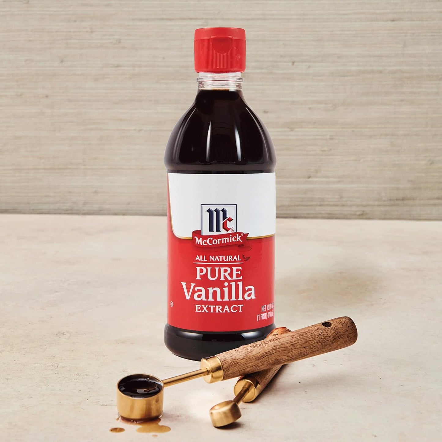McCormick Pure Madagascar Vanilla Extract for Mindful Baking, Clean-Ingredient Flavoring for Home Wellness Kitchen