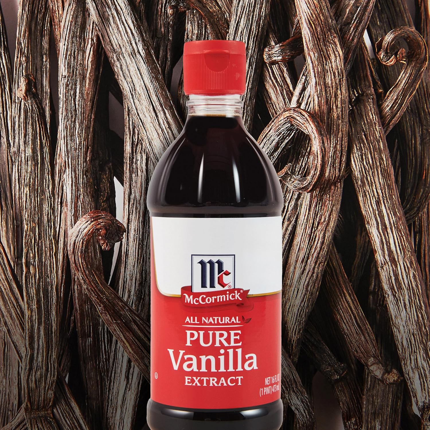 McCormick Pure Madagascar Vanilla Extract for Mindful Baking, Clean-Ingredient Flavoring for Home Wellness Kitchen