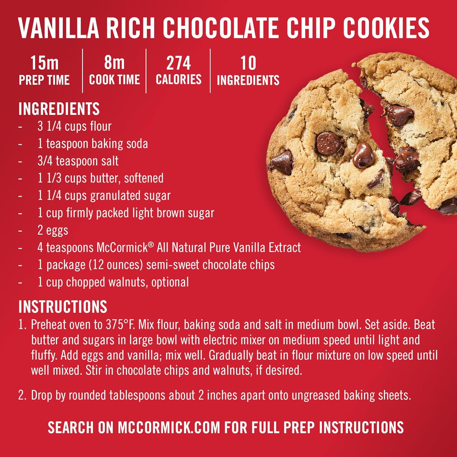 McCormick Pure Madagascar Vanilla Extract for Mindful Baking, Clean-Ingredient Flavoring for Home Wellness Kitchen