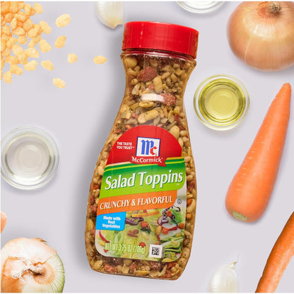 McCormick Salad Toppins Crunchy & Flavorful Single-Bottle Salad Solution, One Topper for Every Veggie Dish
