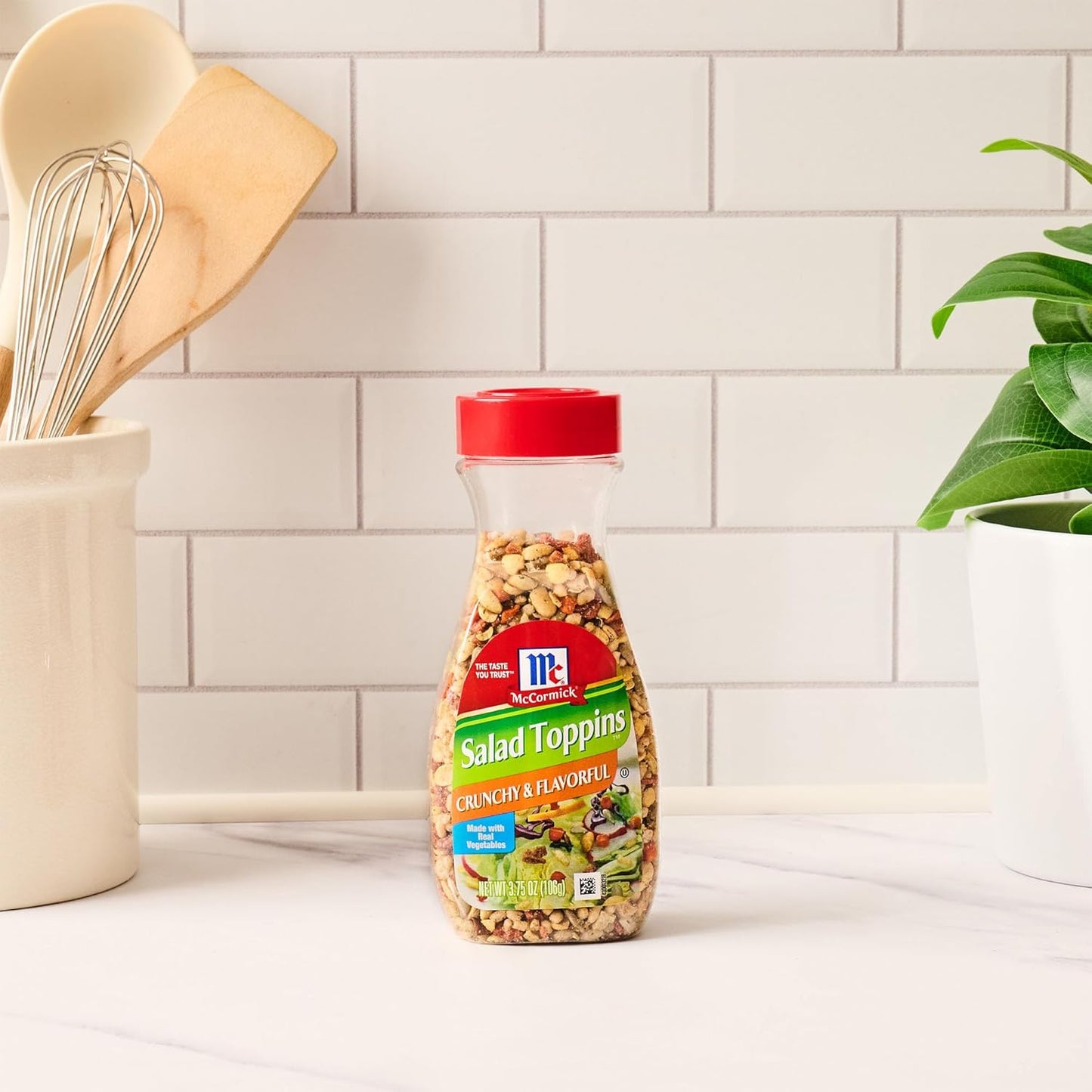 McCormick Salad Toppins Crunchy & Flavorful Single-Bottle Salad Solution, One Topper for Every Veggie Dish