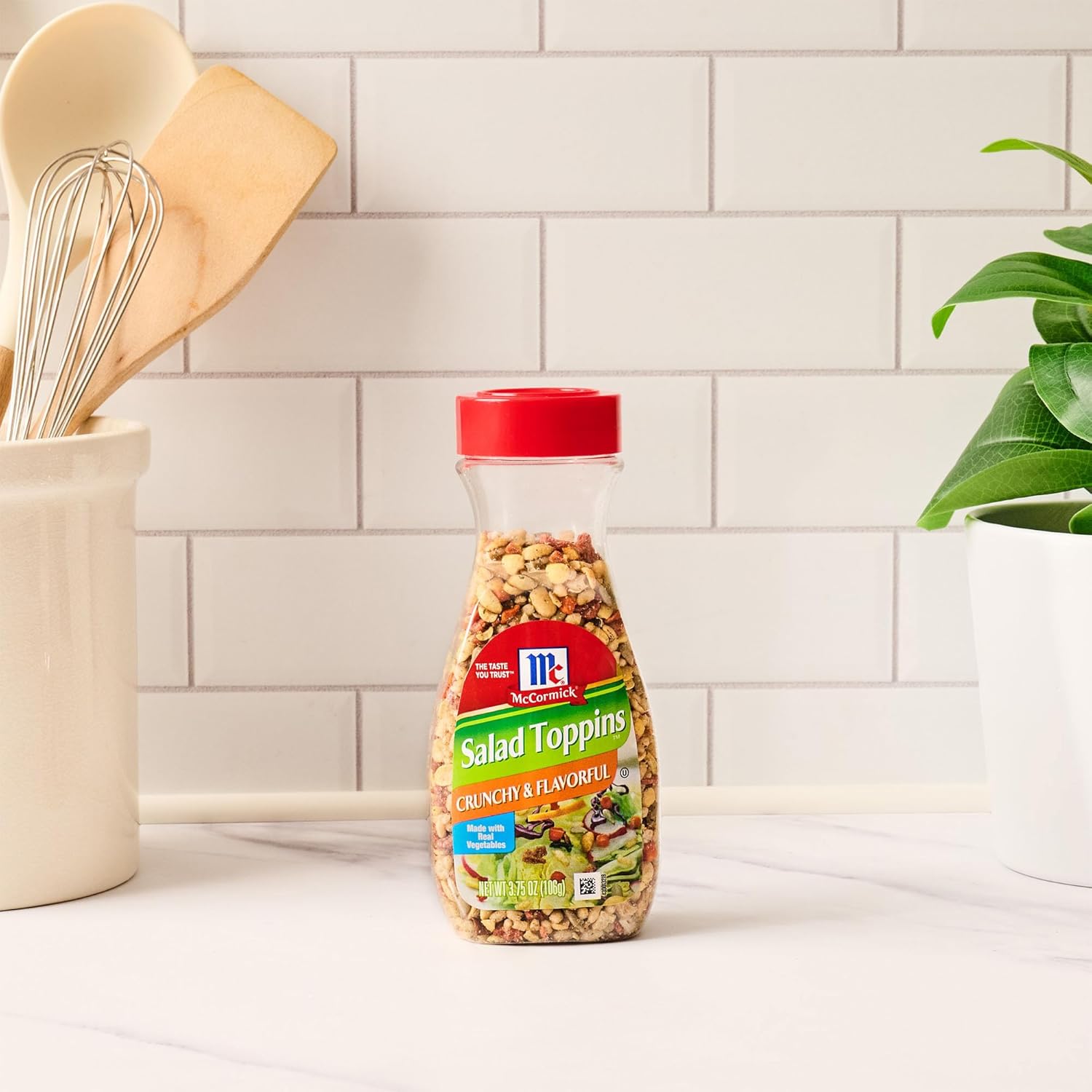 McCormick Salad Toppins Crunchy & Flavorful Single-Bottle Salad Solution, One Topper for Every Veggie Dish