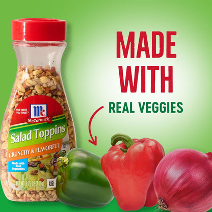 McCormick Salad Toppins Crunchy & Flavorful Single-Bottle Salad Solution, One Topper for Every Veggie Dish