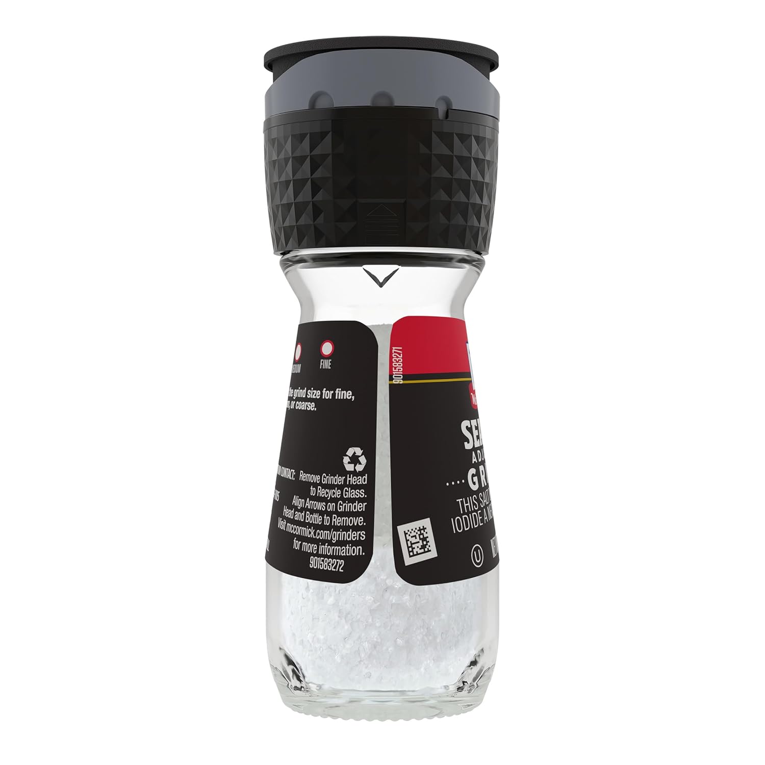 McCormick Sea Salt Grinder – Thoughtful Housewarming Gift for New Homeowners, Gourmet Pantry Essential