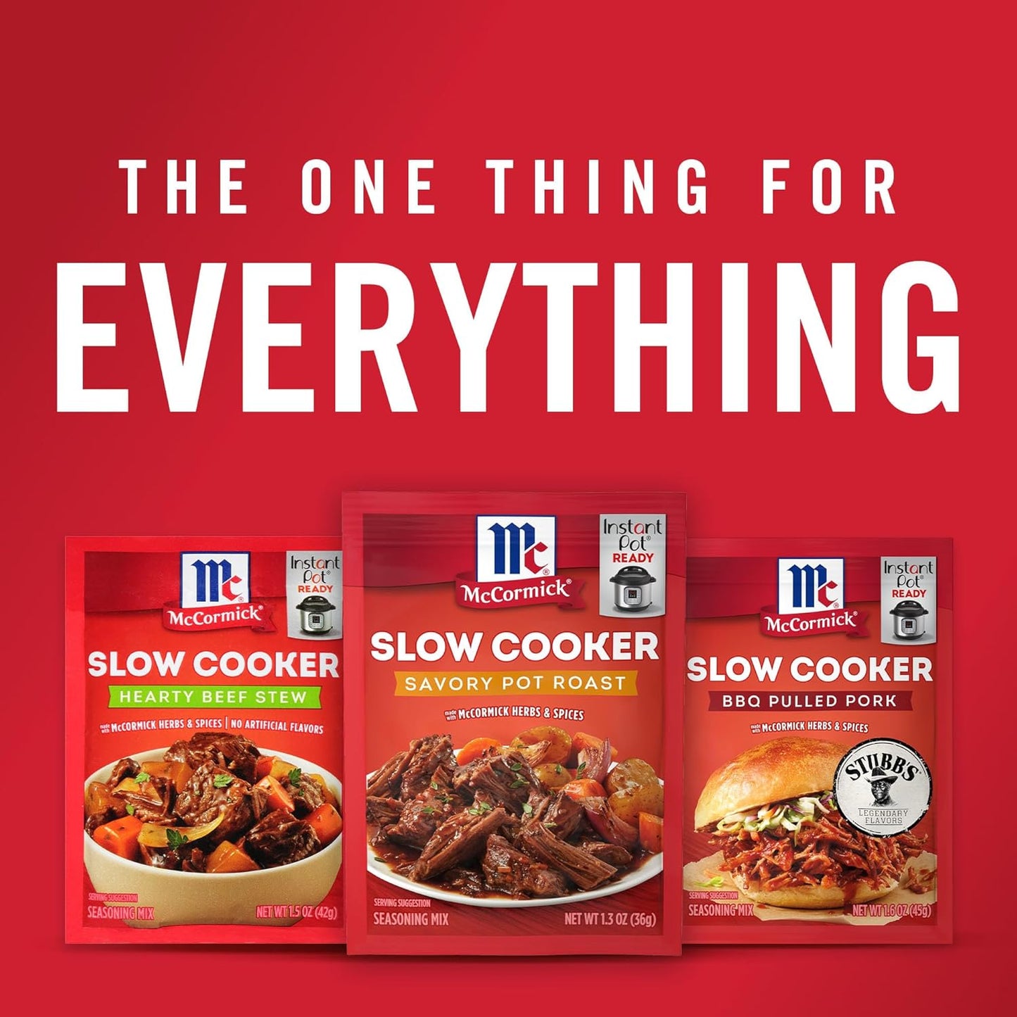 McCormick Slow Cooker Savory Pot Roast Seasoning Mix – Family Dinner Pantry Staple for Homestyle Comfort Meals