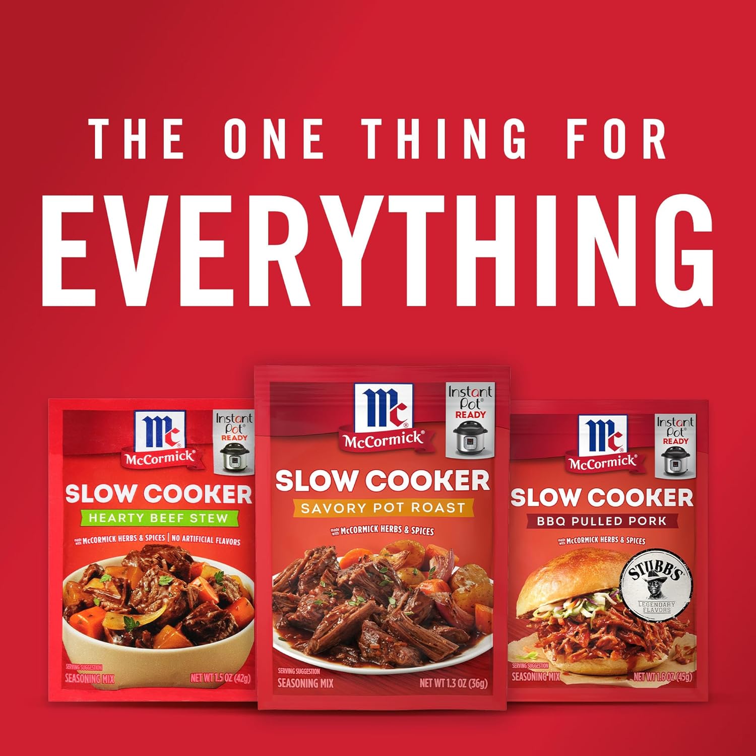 McCormick Slow Cooker Savory Pot Roast Seasoning Mix – Family Dinner Pantry Staple for Homestyle Comfort Meals