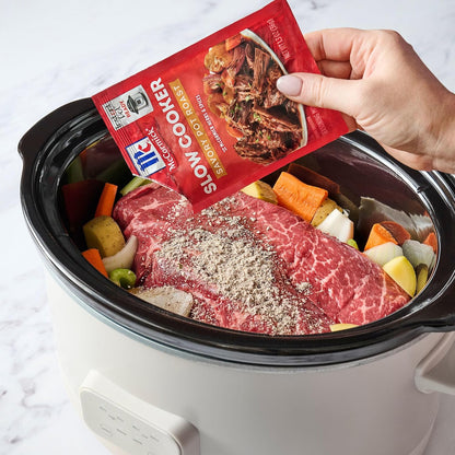 McCormick Slow Cooker Savory Pot Roast Seasoning Mix – Family Dinner Pantry Staple for Homestyle Comfort Meals