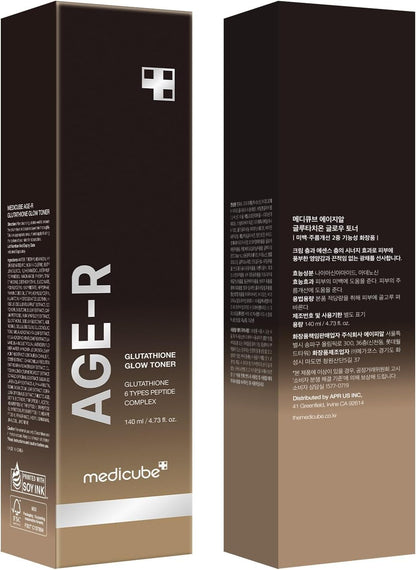 medicube Age-R Glutathione Glow Milky Toner – Thoughtful Birthday Gift for Her, Brightening Korean Skincare Essential