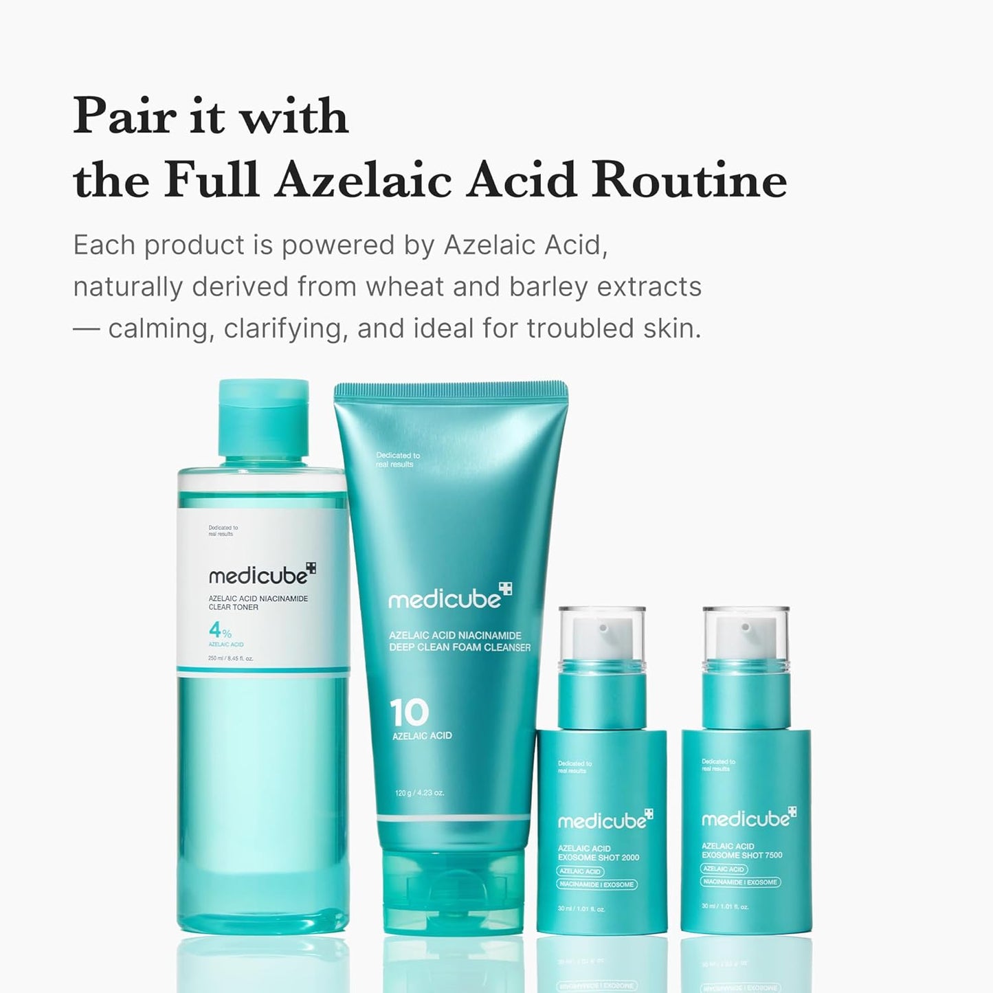 medicube Azelaic Acid Niacinamide Clarifying Toner – One-Step Solution for Clean, Uncluttered Routines