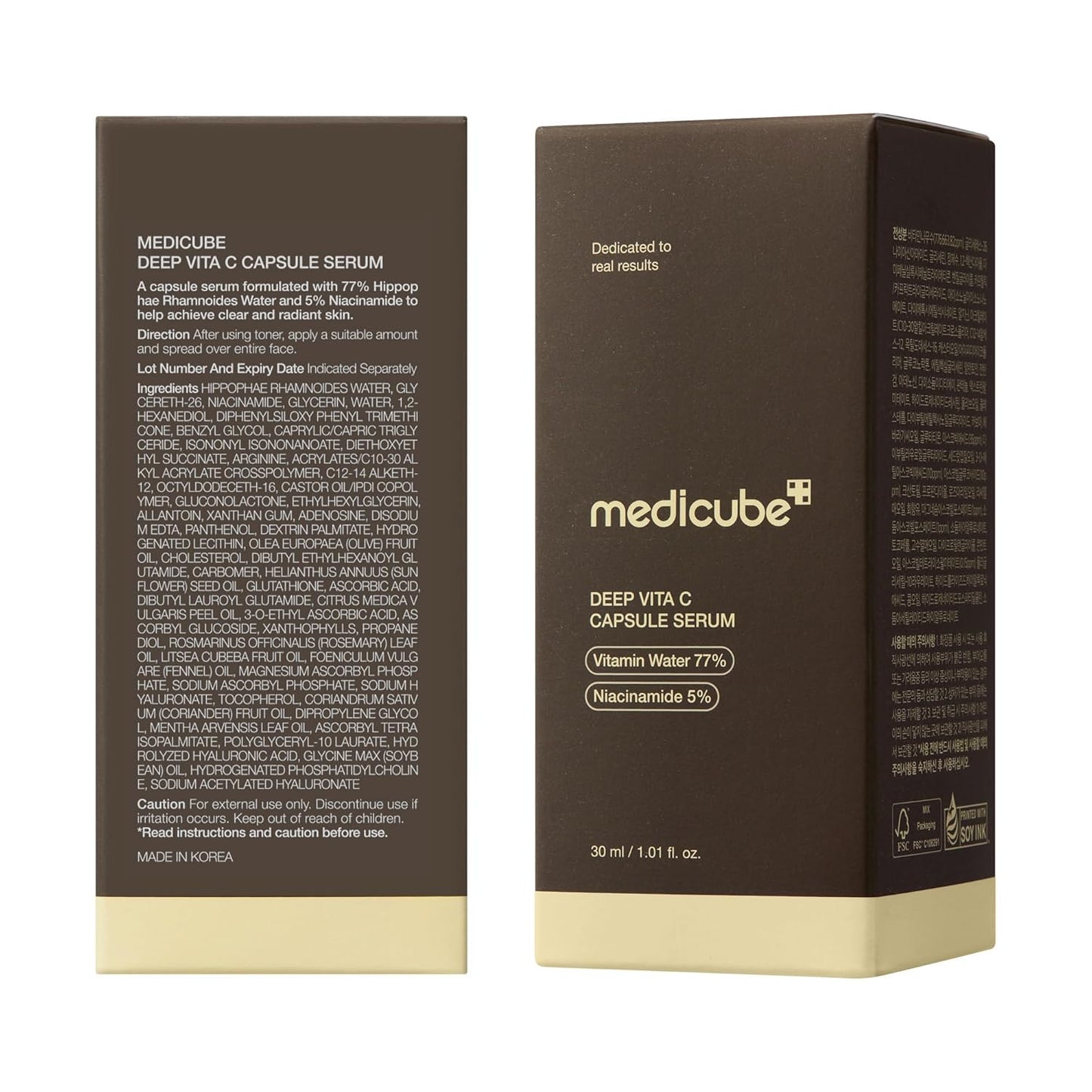 medicube Deep Vitamin C Capsule Serum – Premium Vanity Addition for an Elevated Pre-Makeup Brightening Step