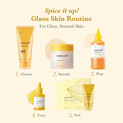 Medicube Kojic Acid Turmeric Smoothing Toner – Premium Brightening Elixir for an Elevated Vanity, Face & Body 8.45 fl.oz