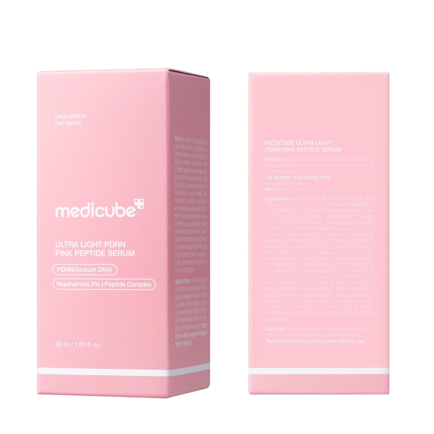 medicube PDRN Pink Peptide Serum | Single-Bottle Multi-Active for a Clean, Clutter-Free Vanity