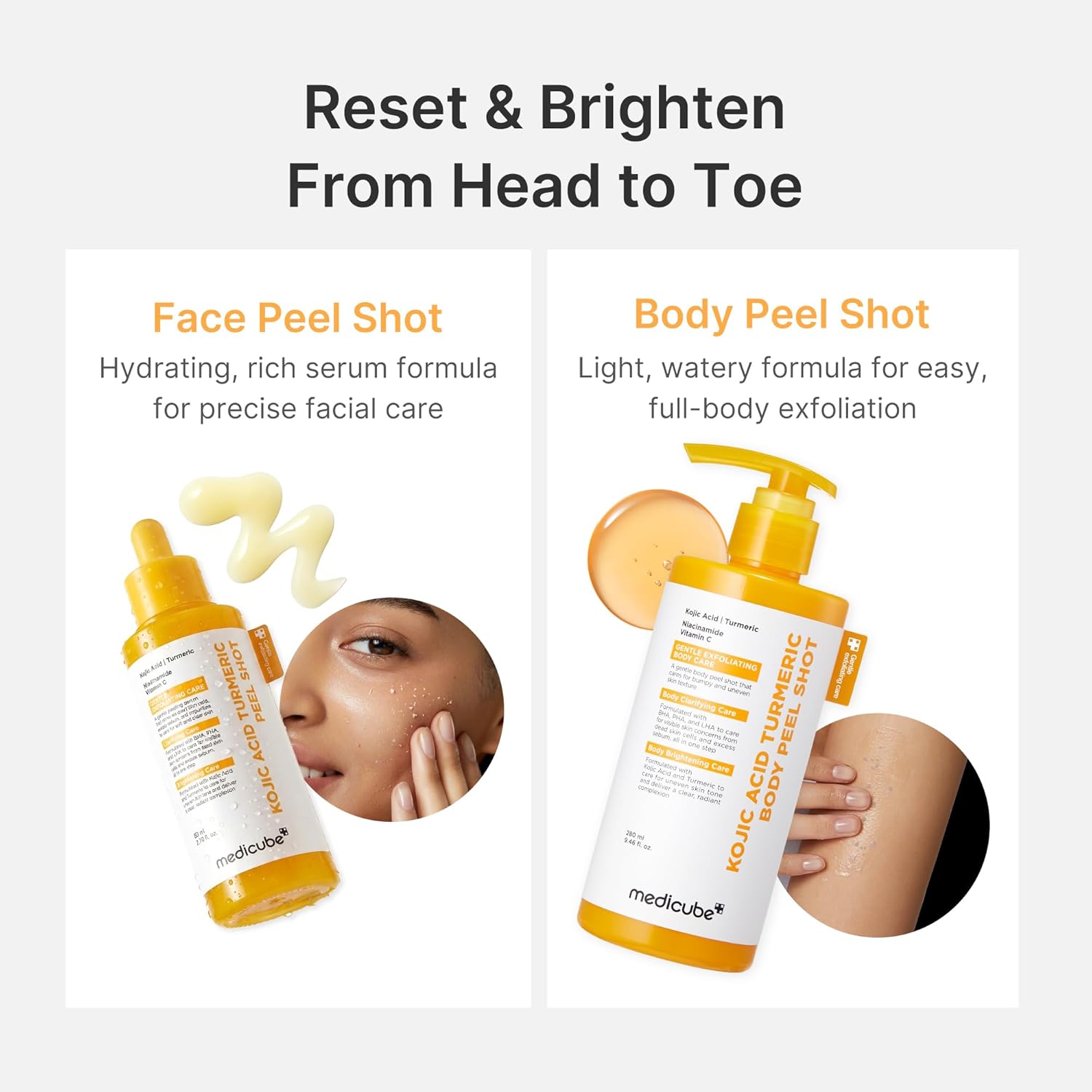 medicube Peel Shot Hypochlorous Acid Serum | One-Step Exfoliant for a Clean, Uncluttered Skincare Shelf