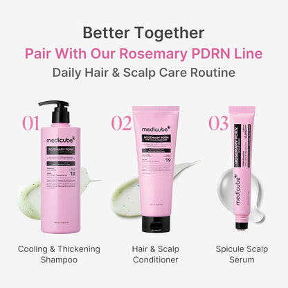 medicube Rosemary PDRN Scalp to Strand Nourishing Conditioner | Self-Care Hair Treatment for Mindful Evening Wash Days