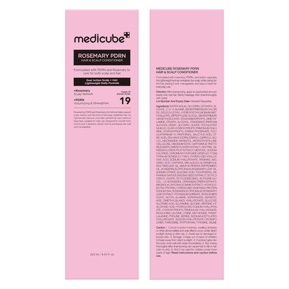 medicube Rosemary PDRN Scalp to Strand Nourishing Conditioner | Premium Korean Haircare for an Elevated Vanity
