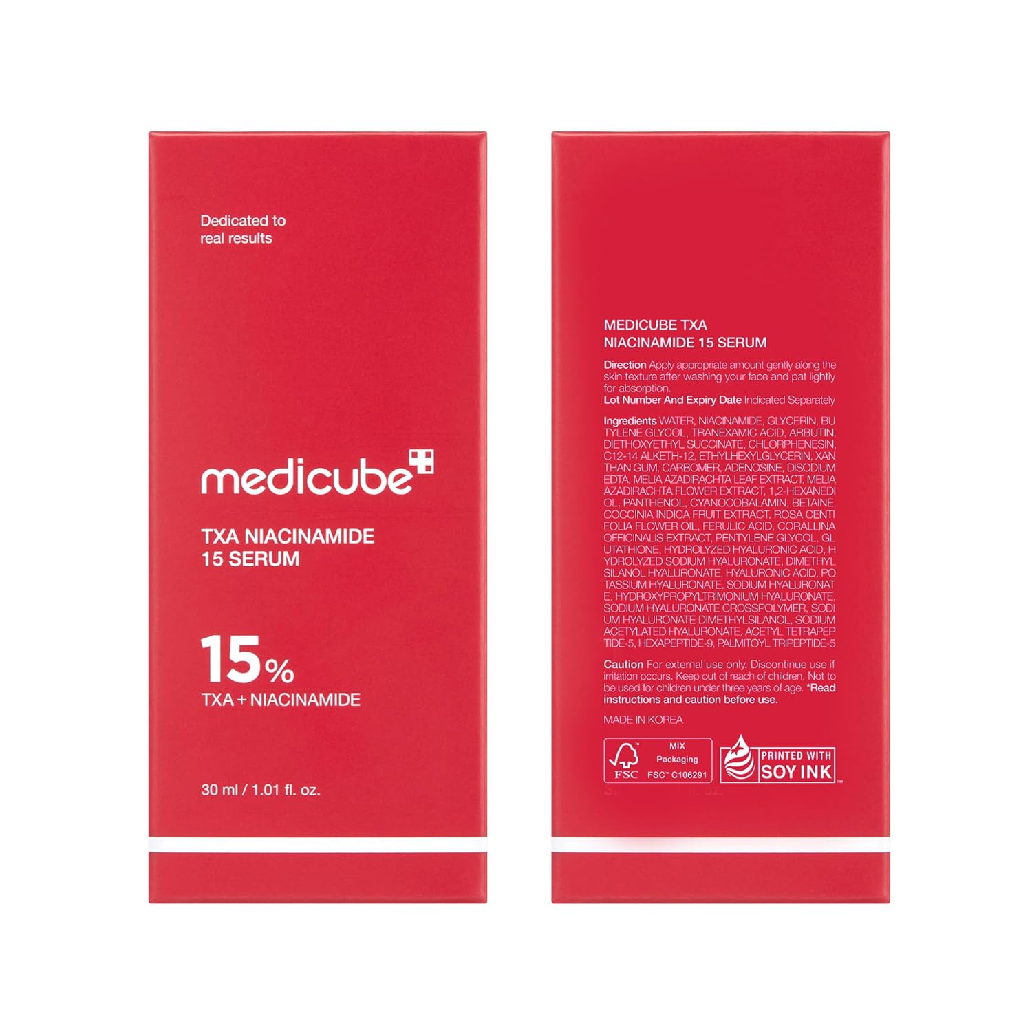 Medicube TXA Niacinamide Glow Serum – Fragrance-Free Dropper for Clean, Uncluttered Vanities