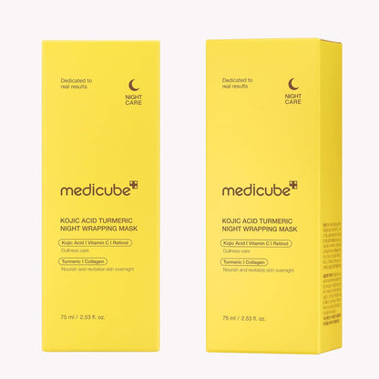 medicube Wrapping Mask Kojic Acid Premium Overnight Peel-Off Treatment for an Elevated Vanity Glow Ritual