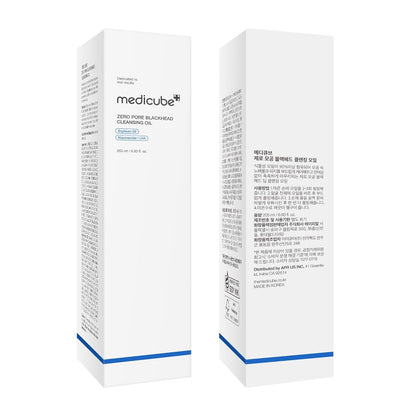 medicube Zero Pore Blackhead Cleansing Oil – All-in-One Vanity Essential, Clutter-Free Double Cleanse in a Single Bottle
