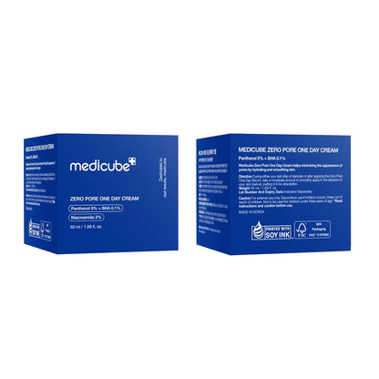 Medicube Zero Pore One-Day Cream 1.69 fl.oz – Premium Dermatologist-Developed Pore Refining Treatment