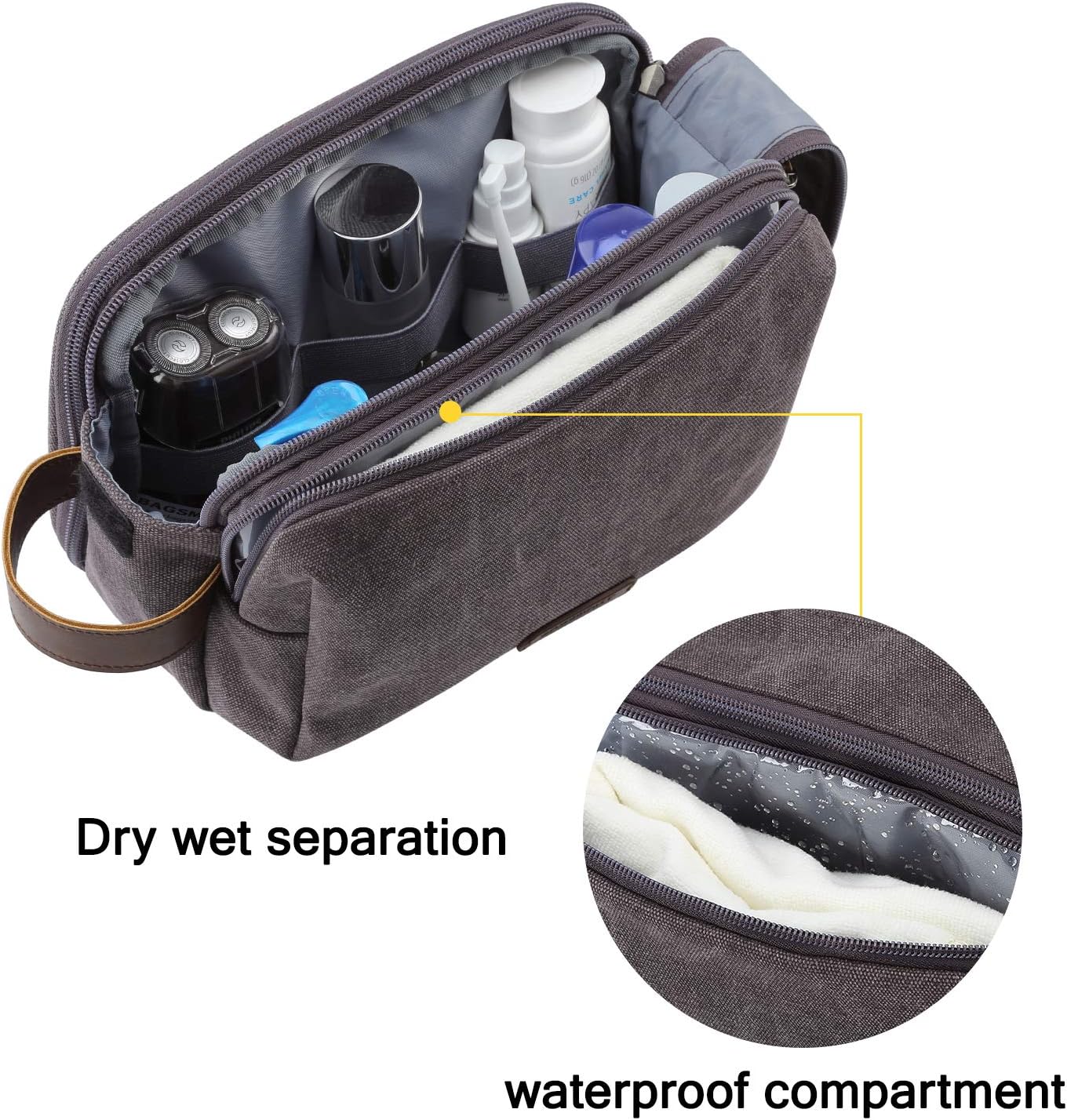medium (10.6"l x 3.9"w x 6.7"h) and large (12.2"l x 5.5"w x 7.5"h) capacity options
