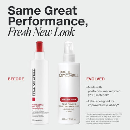 medium hold strength balanced with touchable, brushable finish