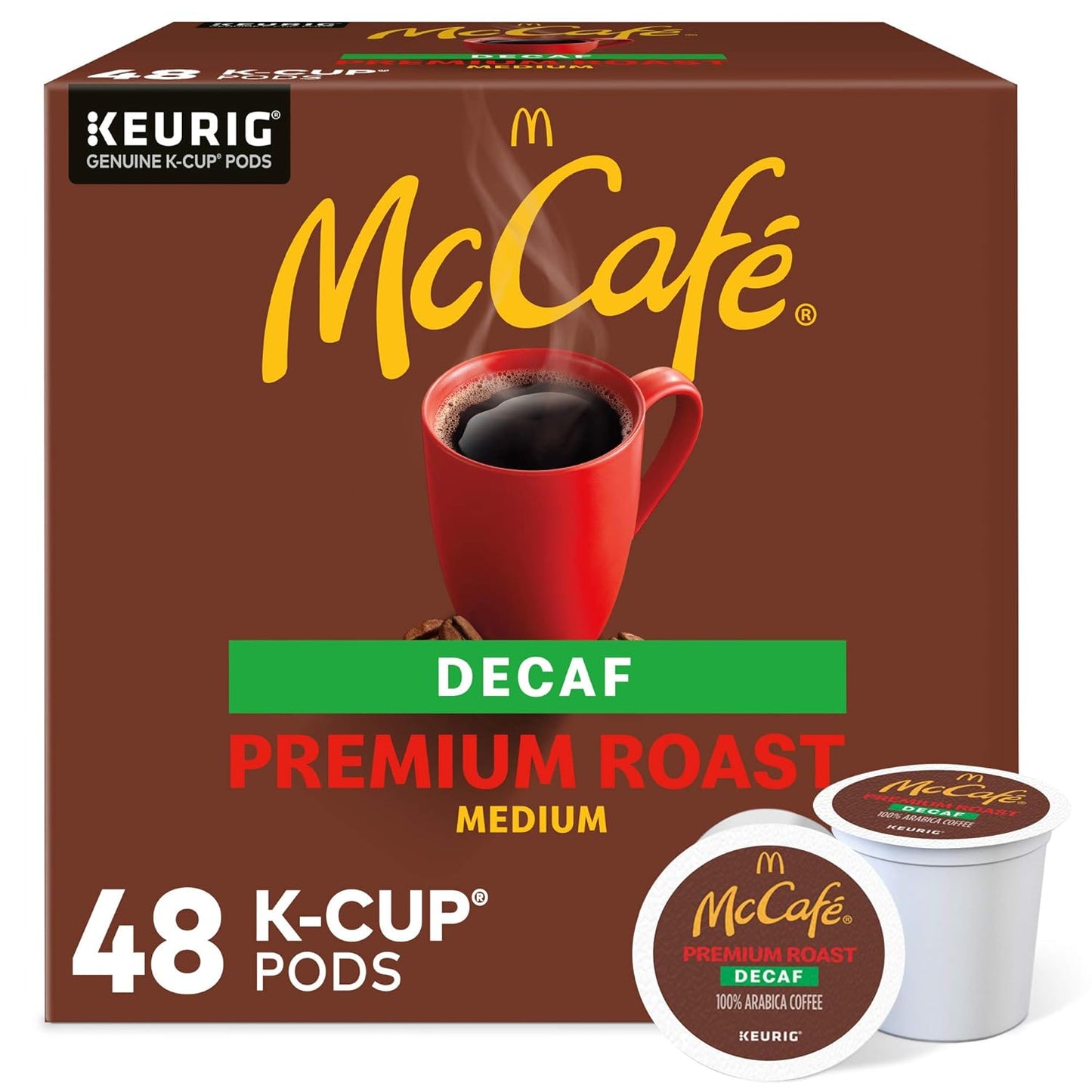 medium roast decaffeinated 100% arabica coffee blend