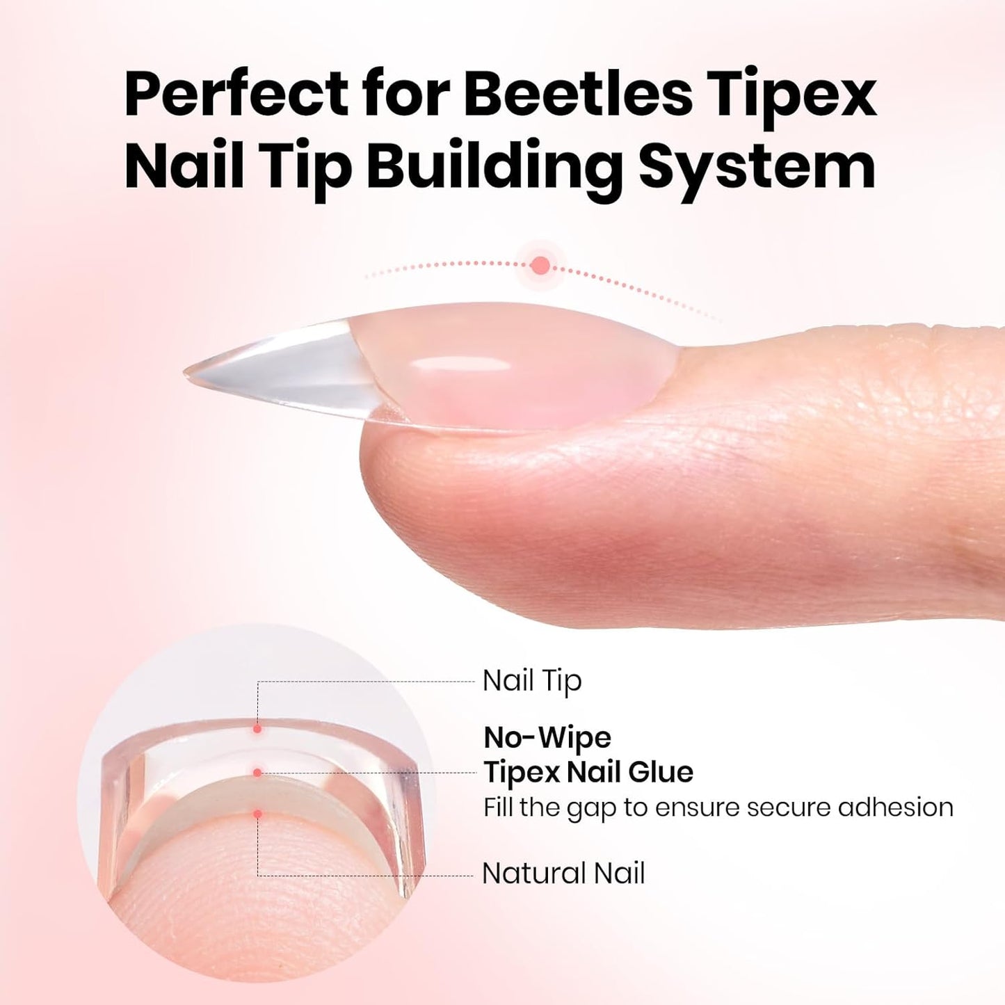 medium-thick self-leveling consistency designed for tipex lite instant apex tips