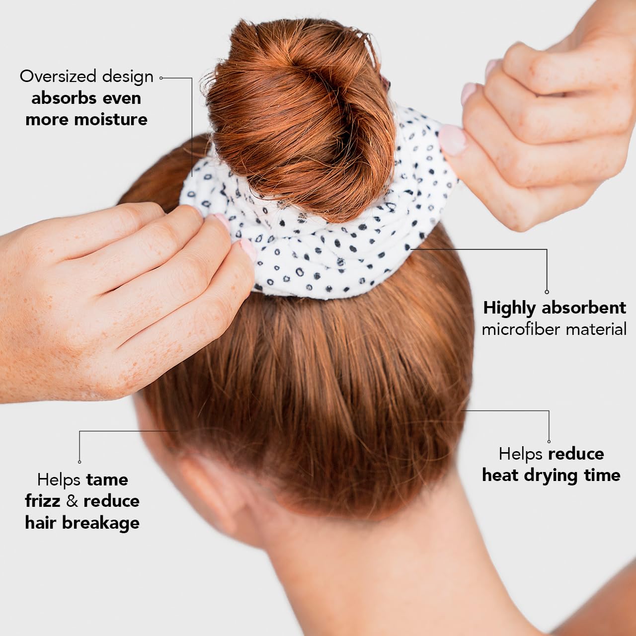 metal-free, seamless construction to protect hair integrity