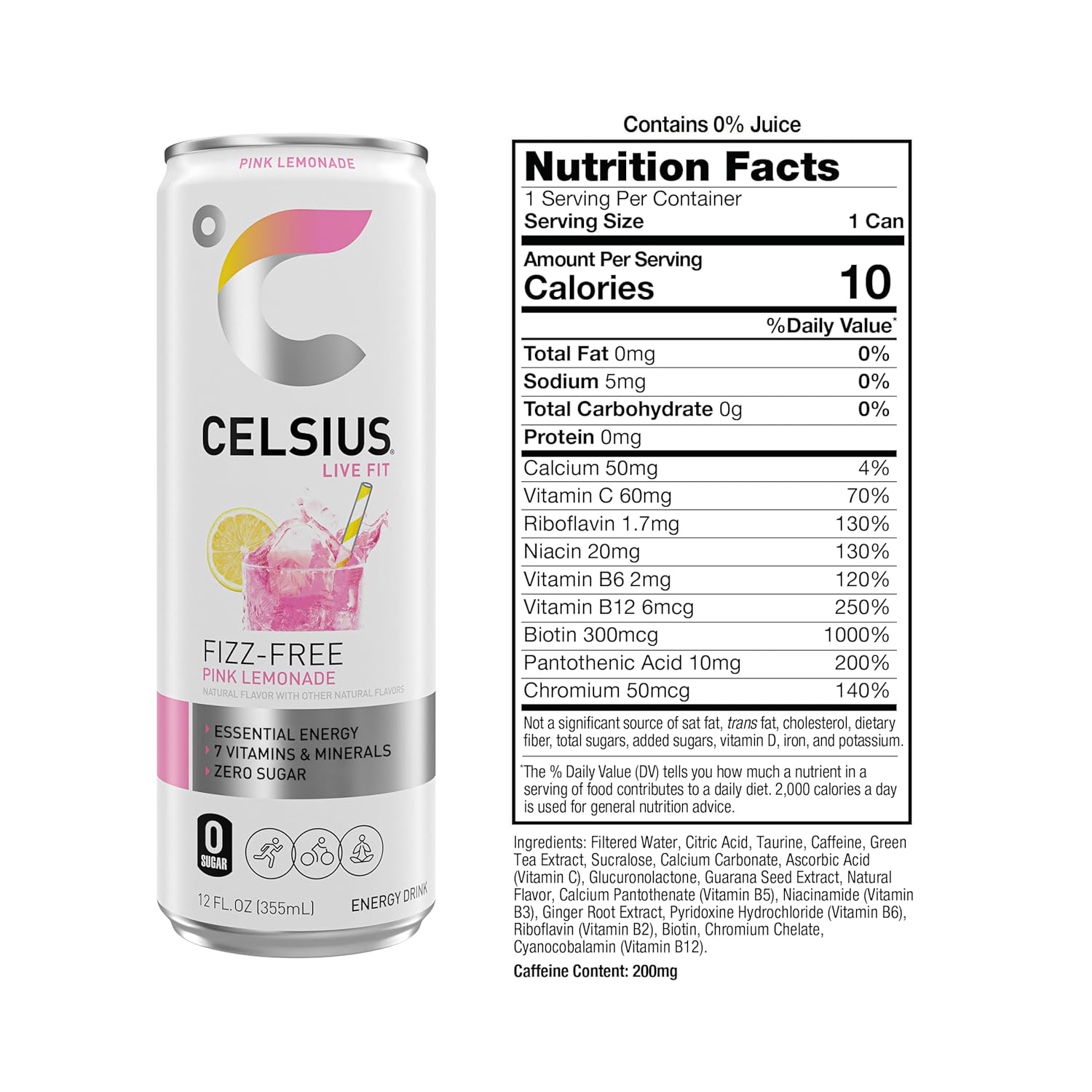 metaplus proprietary blend featuring green tea extract with egcg, guarana seed extract, ginger root, vitamin c, b-complex vitamins, and chromium