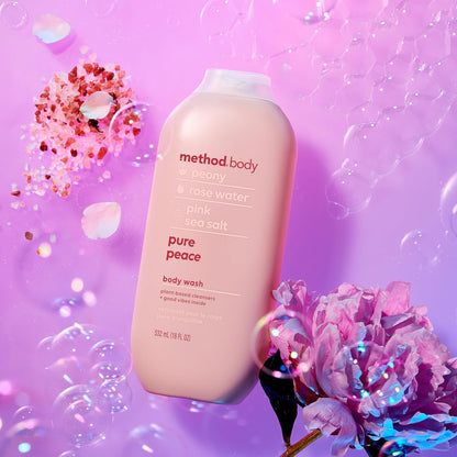 Method Body Wash, Pure Peace – Nightly Wind-Down Cleanser for Mindful Bath Rituals