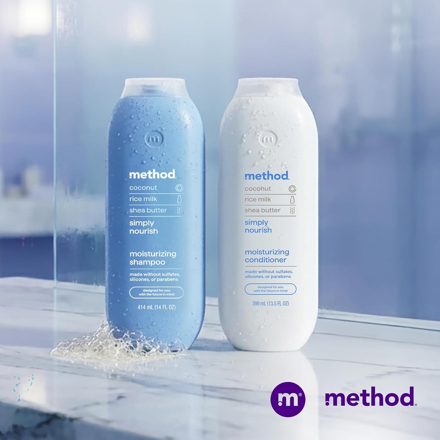 Method Simply Nourish Hydrating Shampoo – Thoughtful Birthday Gift for Women with Dry, Damaged Hair
