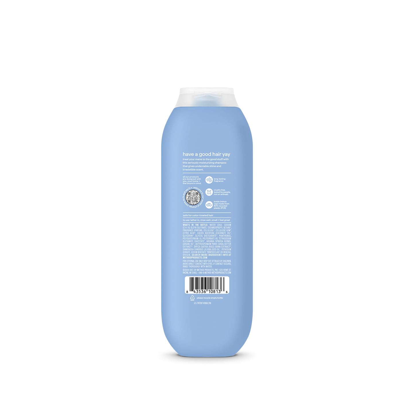 Method Simply Nourish Hydrating Shampoo – Thoughtful Birthday Gift for Women with Dry, Damaged Hair