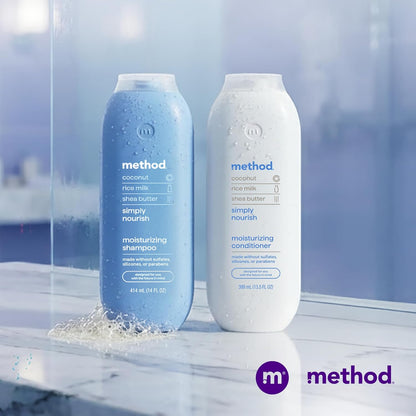 Method Simply Nourish Moisturizing Conditioner – Mindful Bath Time Reset for Color-Treated Hair