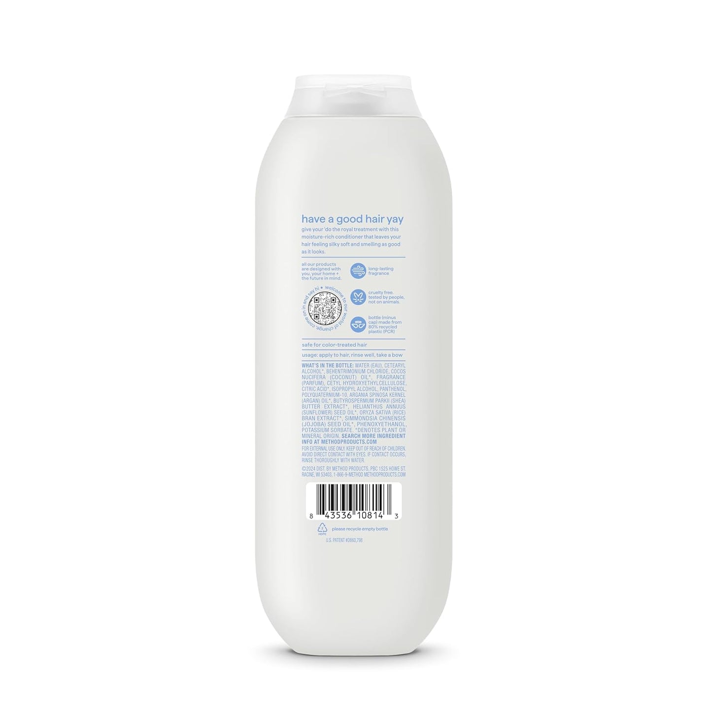Method Simply Nourish Moisturizing Conditioner – Mindful Bath Time Reset for Color-Treated Hair