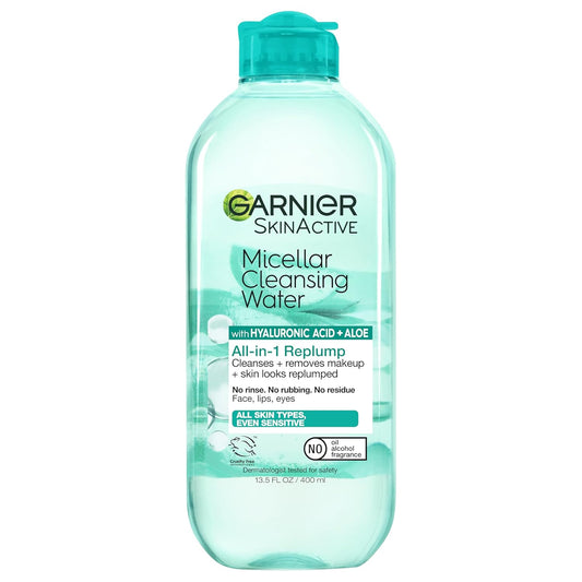 micellar water technology that captures dirt, oil, and makeup without rubbing