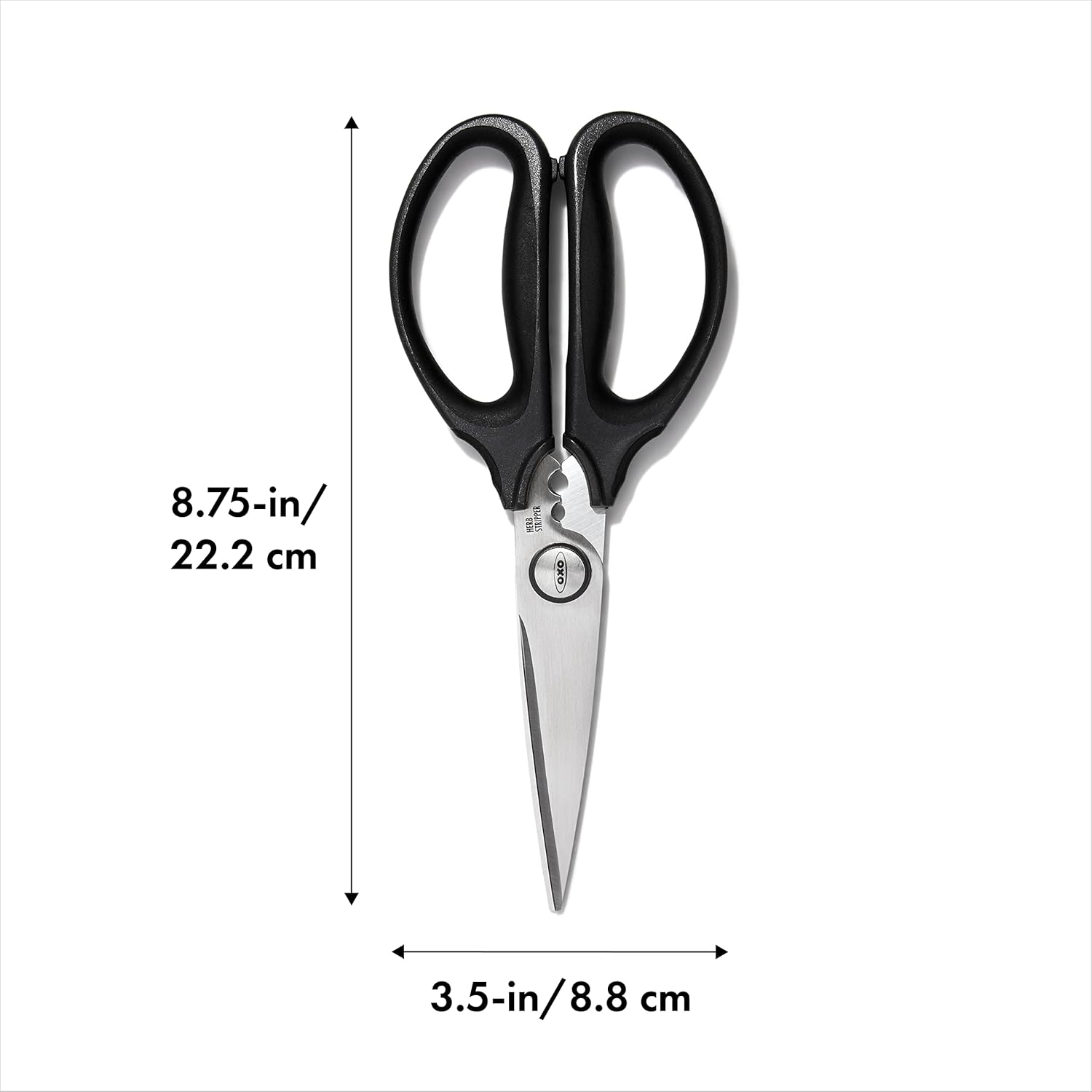 micro-serrated blade edge for secure, non-slip gripping of items during cutting