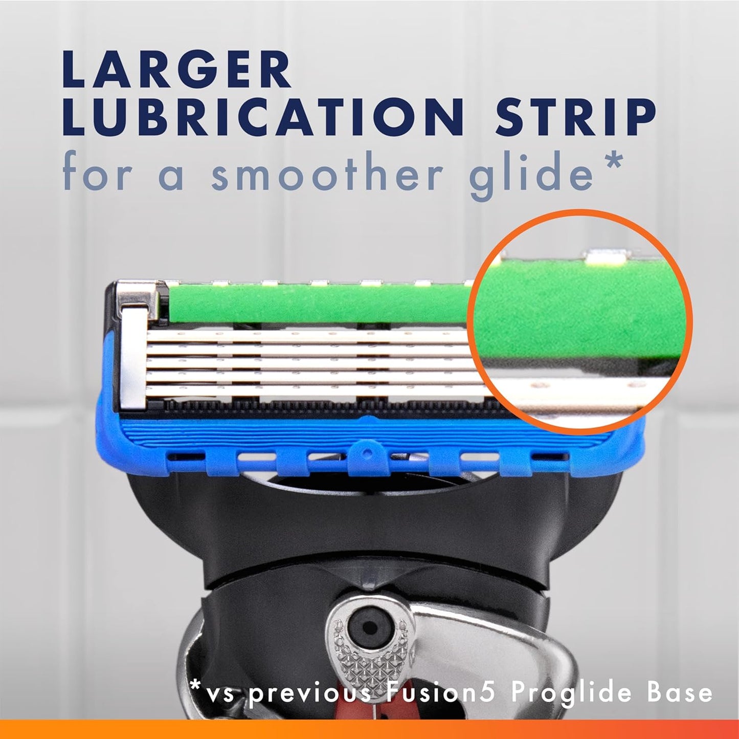 microfin skin guard that gently smooths skin before the blades make contact