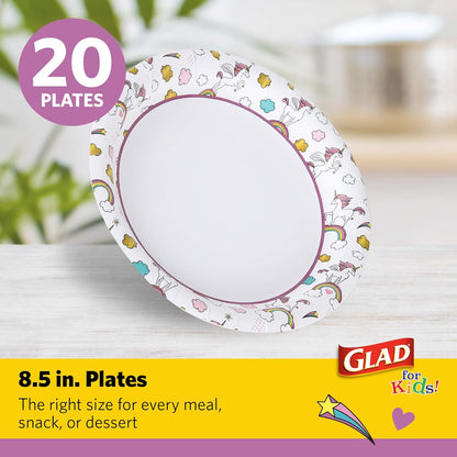 microwave-safe composition for reheating kid-sized portions on the same plate