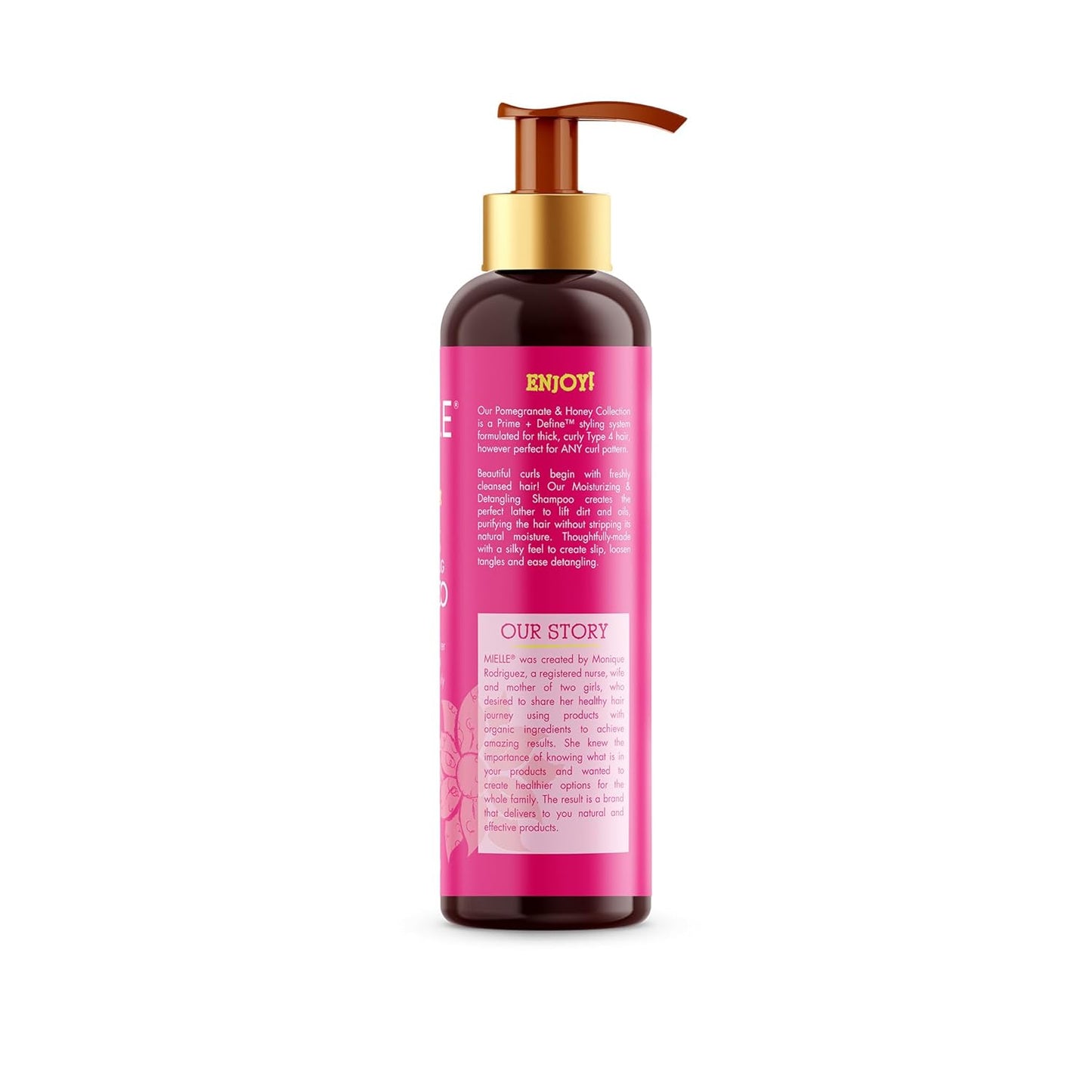 Mielle Organics Pomegranate & Honey Shampoo – Premium Cleanse for Indulgent Type 4 Hair Care Routines