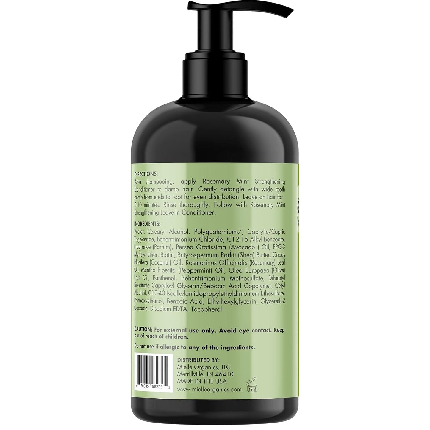 Mielle Organics Rosemary Mint Biotin Conditioner – Thoughtful Self-Care Gift for Mom on Mother's Day, Holiday & Housewarming, 20 oz